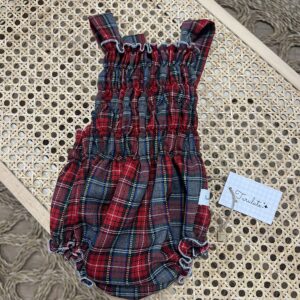 Peto Nido Cuadro Tartán Gris