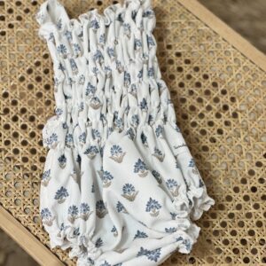 Peto Nido micro pana flor azul