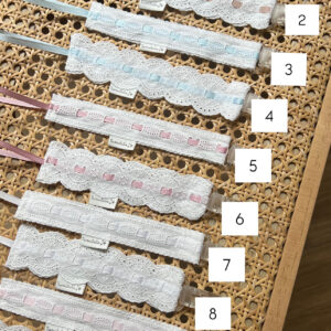 Chupetero tira bordada ~ elige color