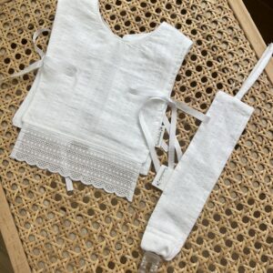 Babero Vida raya blanca ~ elige opción