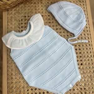 Pelele + Capota Celeste