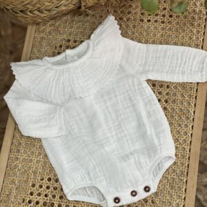 Body manga larga Bambula