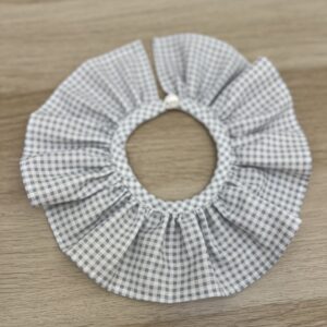 Cuello Vichy mini azul