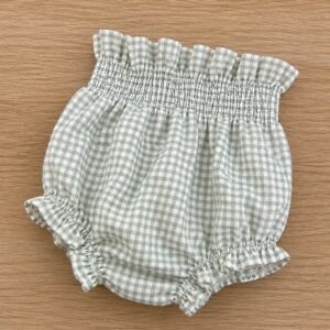 Braga estampado vichy mini verde