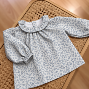 Camisa Flor Beltrán azul
