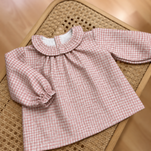 Camisa Vichy mini Rosa