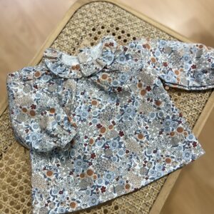 Camisa Flor Luisa Azul