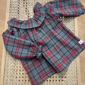 Camisa Cuadro Tartán Gris